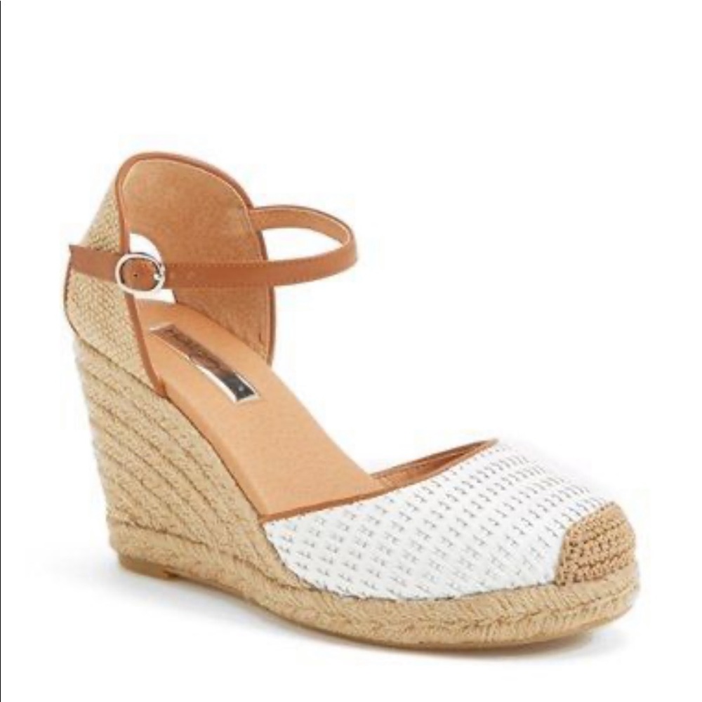 Halogen wedge espadrilles